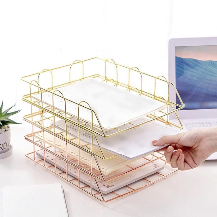 Verturewire Tray Dokumen Susun - Rak Dokumen Kertas