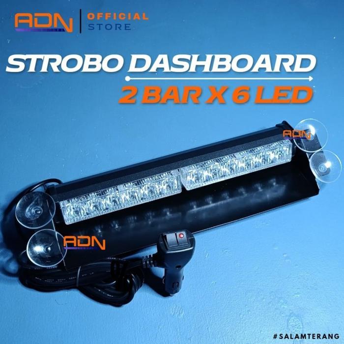 Strobo Dashboard Federal Signal 12 Mata Cree Luxeon Ori