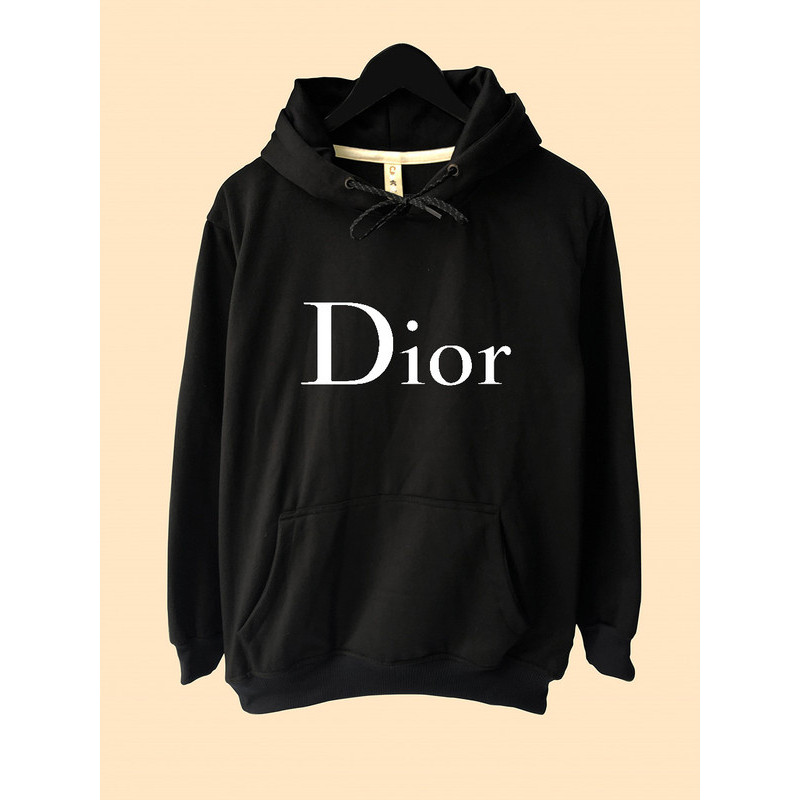 Jaket Hoodie Dior logo