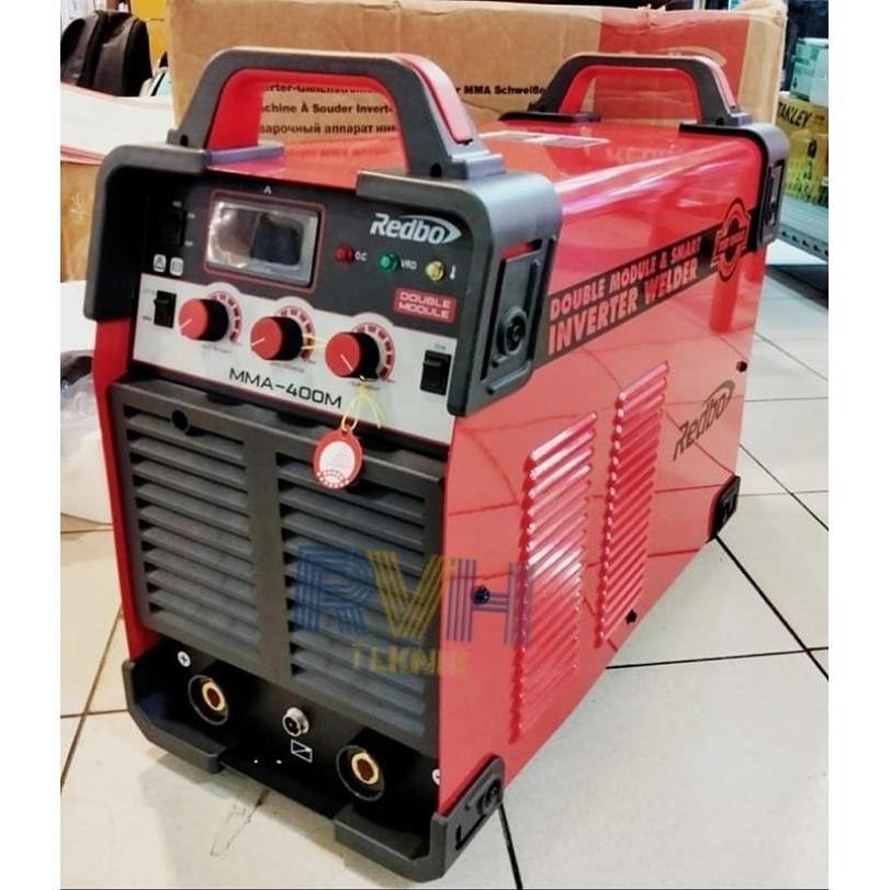 REDBO MMA-400M MESIN TRAVO LAS LISTRIK INVERTER 3 PHASE 380V MMA400M