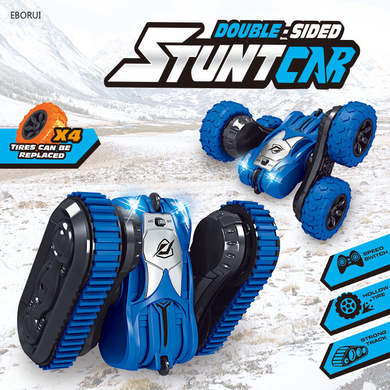 EBORUI 6601 RC Stunt Car 1:24 Double-Sided 2.4GHz RC Car All-Terrain