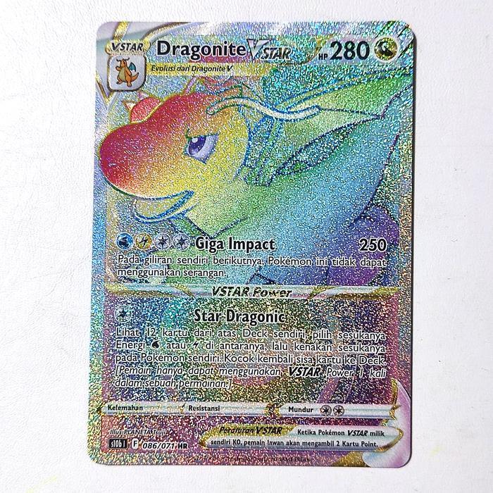 Dragonite VSTAR HR 086/071 S10b - Kartu Pokemon Indonesia TCG