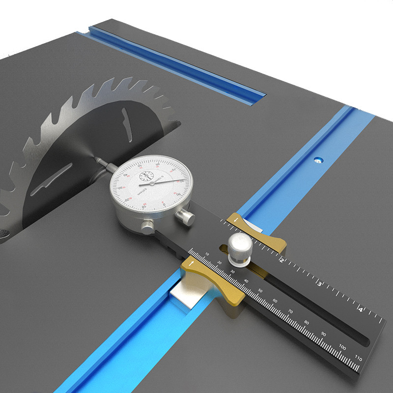 Table saw Dial Gauge Corrector Aluminum Alloy For Saw Table Saw Blade Parallelism Correction Woodwor