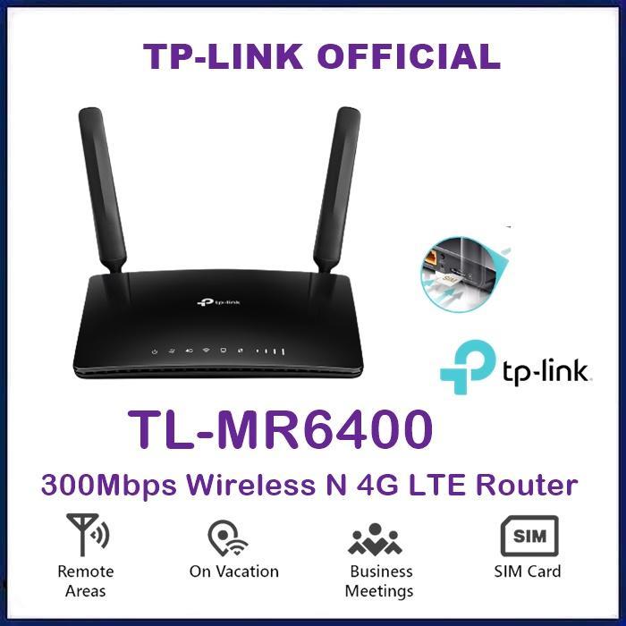 Tplink Tl-Mr6400 Wireless N 4G Lte Router Wifi Modem Mifi Tp-Link