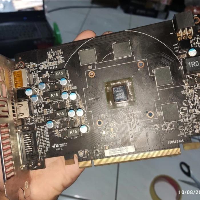 VGA RX 460 2GB RUSAK FAN HIDUP NO DISPLAY EX WARNET HARGA SPESIAL