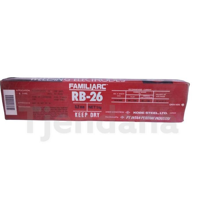 Kawat Las Kobelco Rb 26 3,2Mm (5Kg)/ Rb 26 3,2Mm