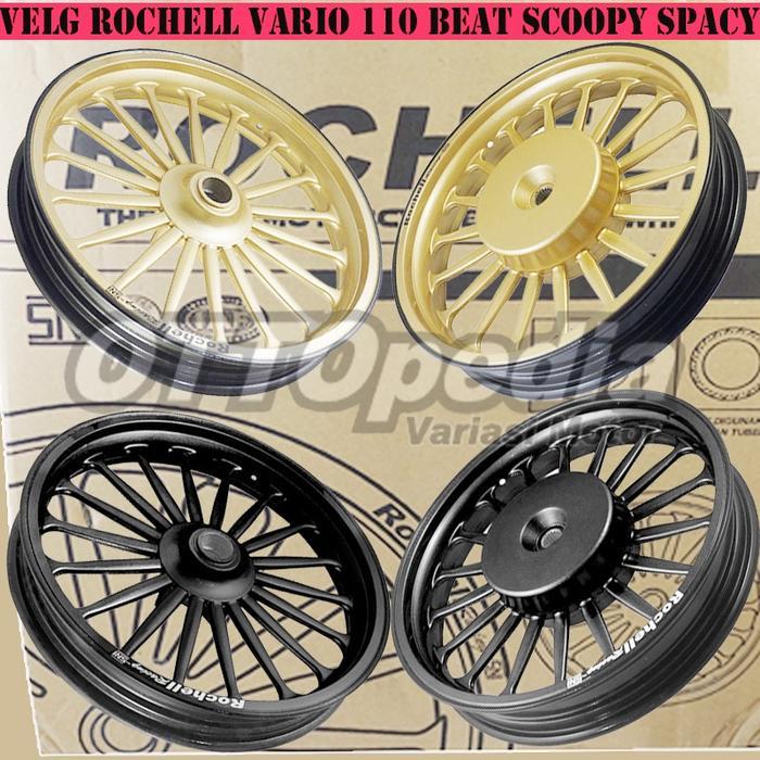 VRossi Velg Venom 2 Ring 14 Model Daytona KWDT Honda Vario 110 Beat karbu Beat Street Scoopy FI ESP