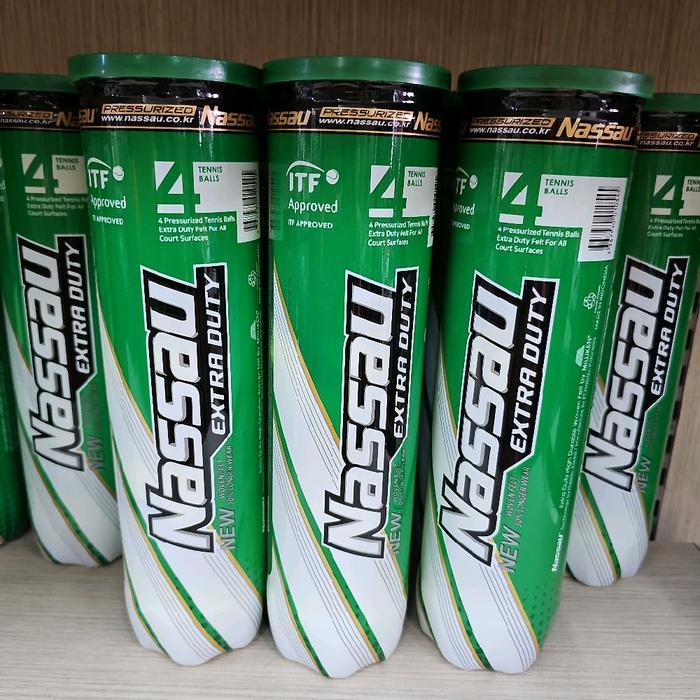 Bola Tenis Bola Tennis Nassau Extra Duty Nassau Hijau Nassau Champion Original Grosir