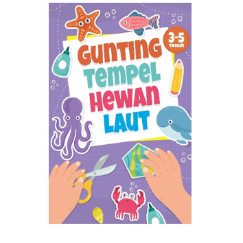 MIZAN - AKTIVITAS: GUNTING TEMPEL HEWAN LAUT - Motorik Halus dengan Tema Laut