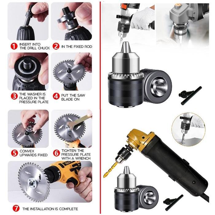 daptor bor ke gerinda adaptor gerinda ke bor kepala bor chuck bor