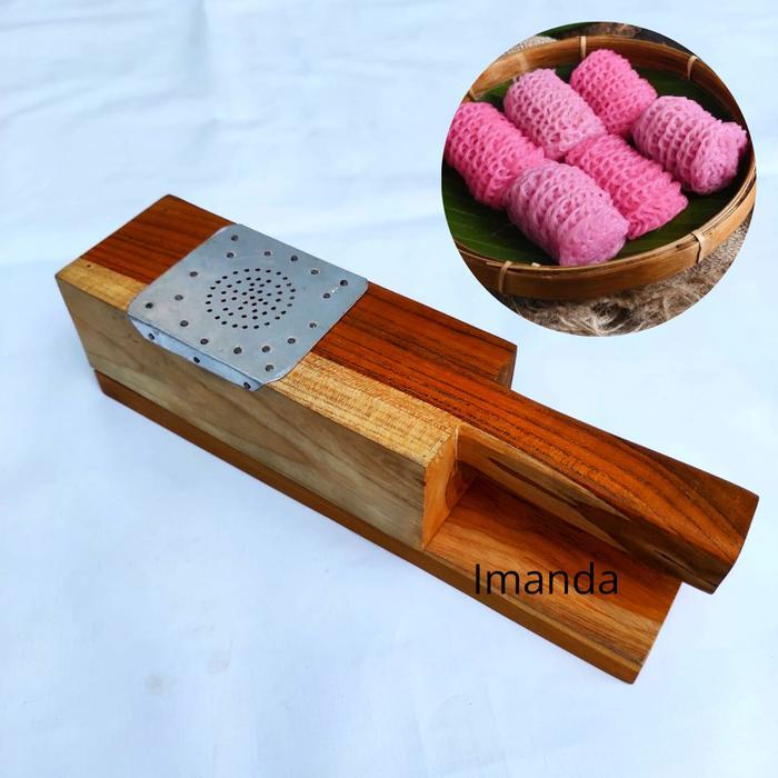 Cetakan Putu Mayang/Petulo Roll Spiral Malaysia Bahan Kayu Jati