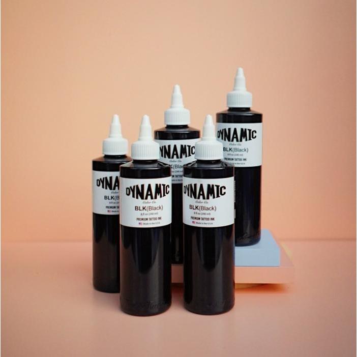 Tinta Tattoo Dynamic Black Tattoo Ink 8 Oz Original Usa