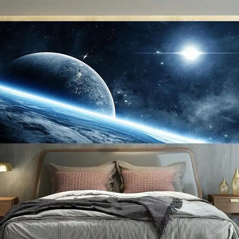 Hiasan Dinding Berbentuk Kain Tenun Langit Bintang untuk Kamar Tidur, Asrama, Ruang Tamu, dan Dindin