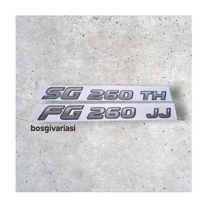 STIKER SG 260 TH / STIKER FG 260 JJ / STIKER HINO 500 SG 260 TH / STIKER HINO 500 / STIKER HINO 500
