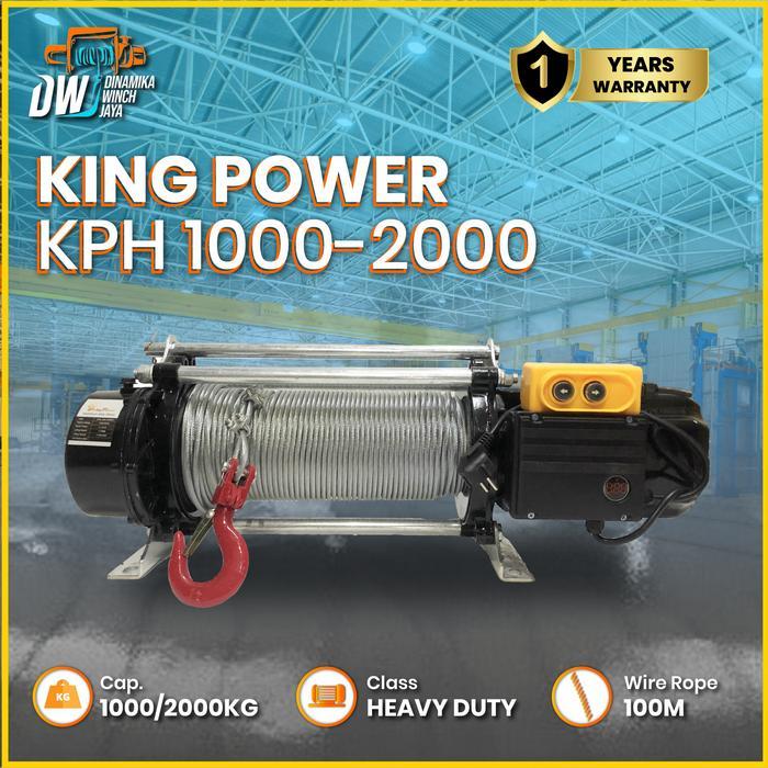 NEW Electric Hoist Wire Hoist Katrol Elektrik KPH 2000 KG 100M