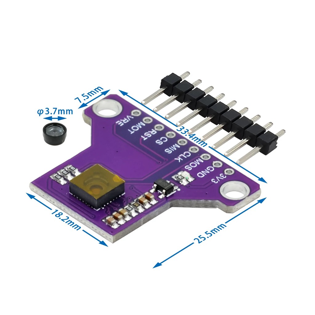 PMW3901 OPTICAL FLOW SENSOR MODULE OPTICAL CURRENT SENSOR PMW 3901 LIGHT FLOW XY TRANSLATION