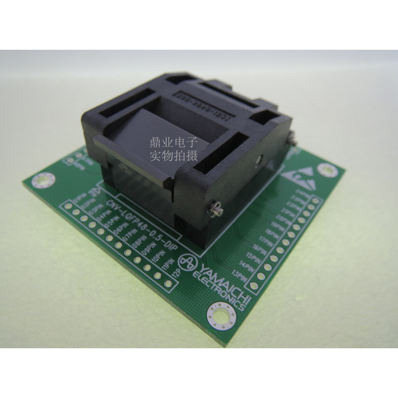 CLAMSHELL IC51-0484-806 LQFP48/DIP48 LQFP48/DIP48 YAMAICHI SPACING 0.5MM IC BURNING SEAT ADAPTER