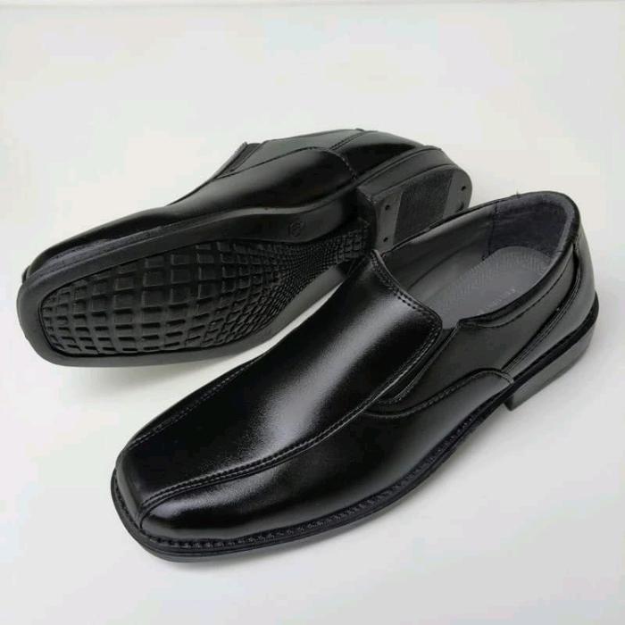 Lariss Sepatu Kerja Pria Donkey Ap Model Pantofel Hitam - Shoes Kantoran