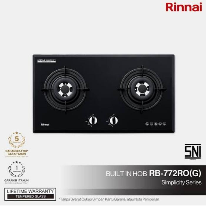 Kompor Tanam Rinnai 2 Tungku - RB-772ROG