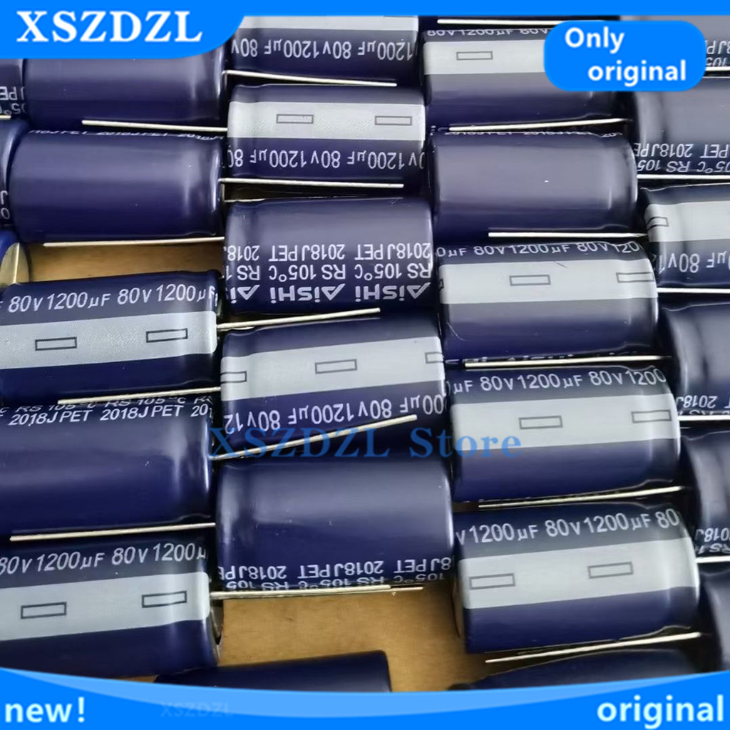 Free Shipping 5pcs/10pcs 1200UF 80V High quality original AISHI capacitor 80v1200uf 18x30mm high