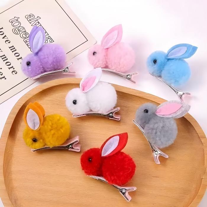 Jepit Rambut Anak Model Kelinci Rabbit Lucu Jepitan Perempuan Wanita Cantik Cepitan Jepet Karakter