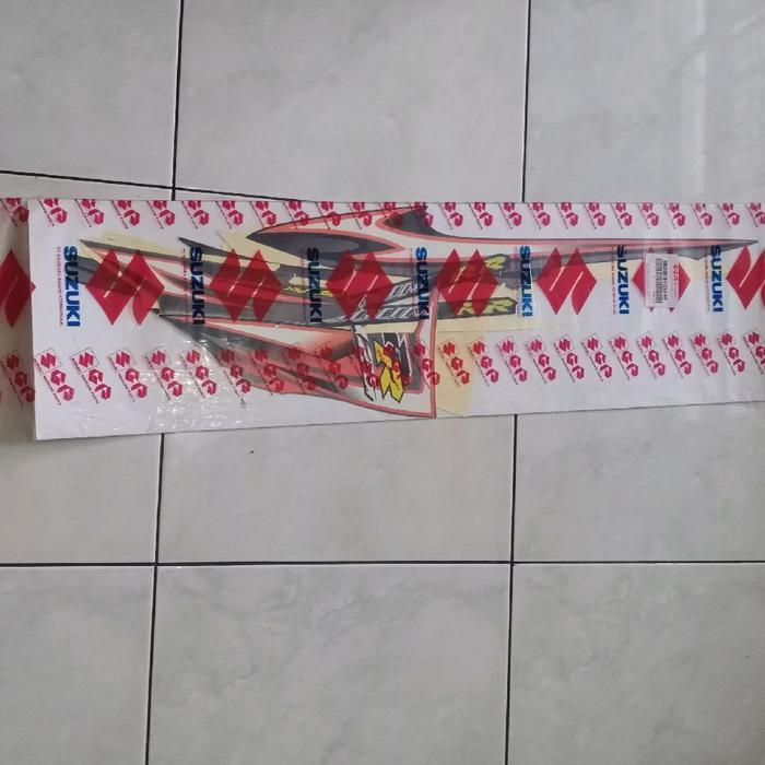 Lis Body/ Striping Suzuki Shogun 125 Rr New 2009 Hitam Abu Ori Sgp