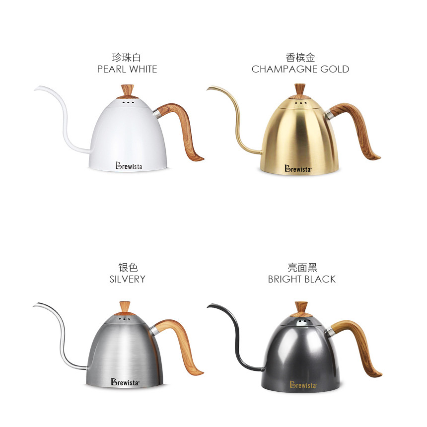 Brewista Artisan 700ml Gooseneck Stovetop Pour-over Coffee Pot Control Water Speed 304 Stainless Ste