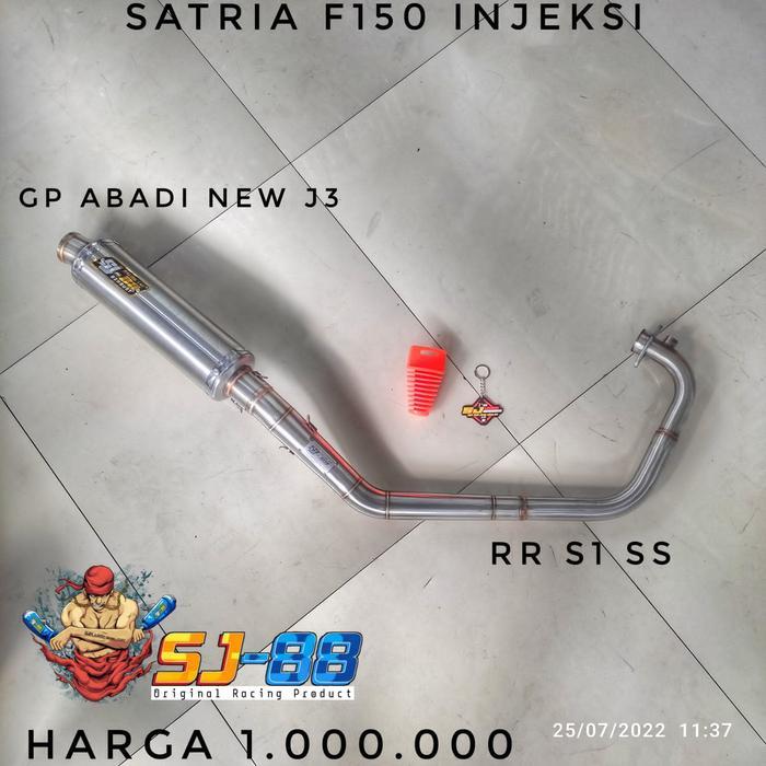 Knalpot Racing SJ88 Full System Satria Fu Injeksi RR S1 - GP ABADI NEW J3