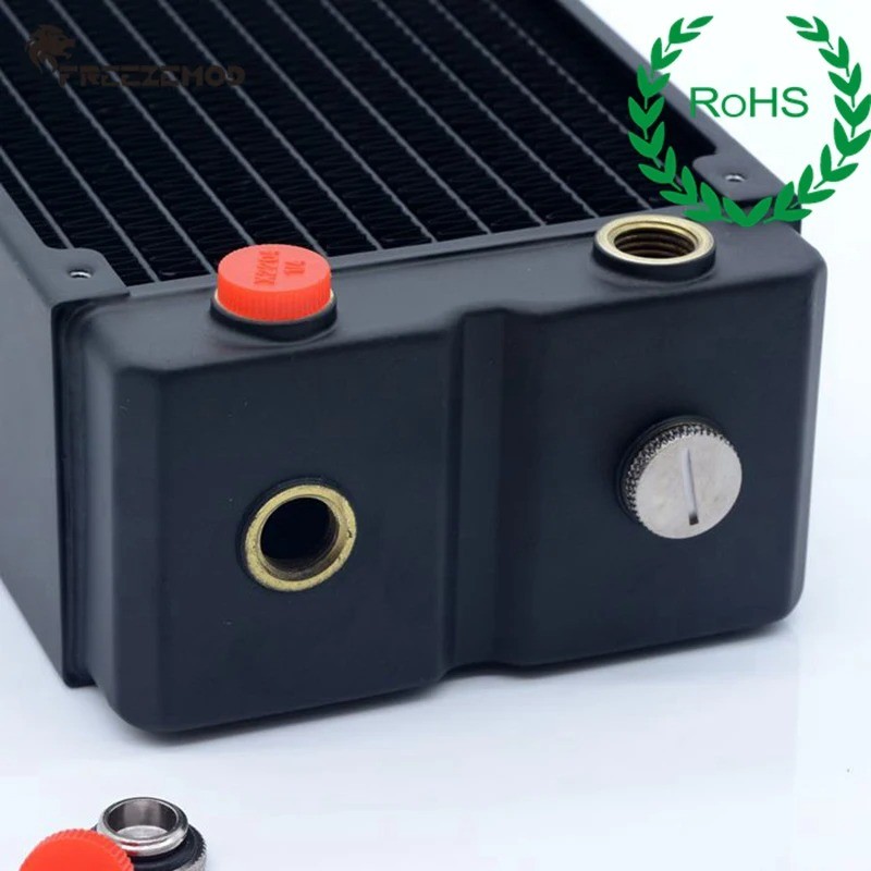 FREEZEMOD TSRP-HP65-120 Heat Sink 120mm Computer PC Water Cooler Copper Radiator 3 Layers 65MM Thick