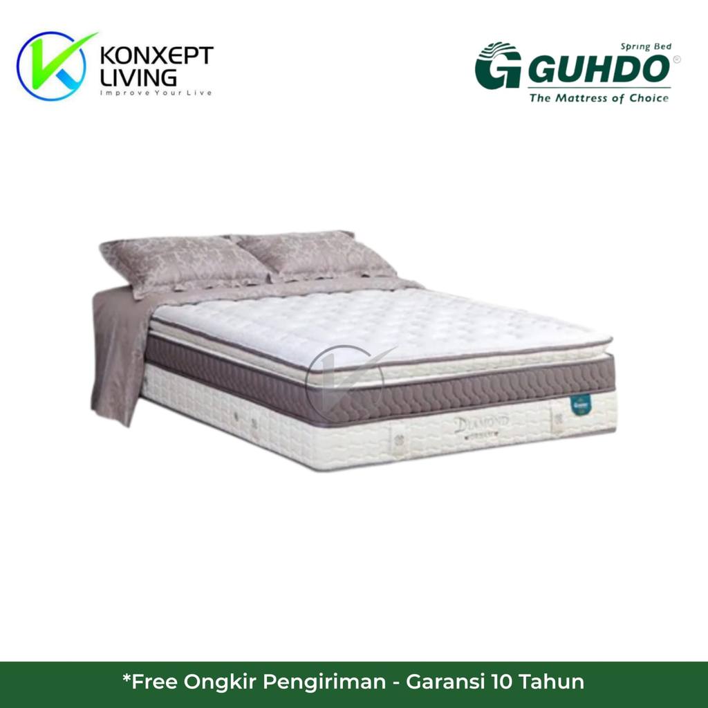 Guhdo Kasur Diamond Dream Latex & Double Layer Compact Spinal Spring Ukuran 180x200 Mattress Only