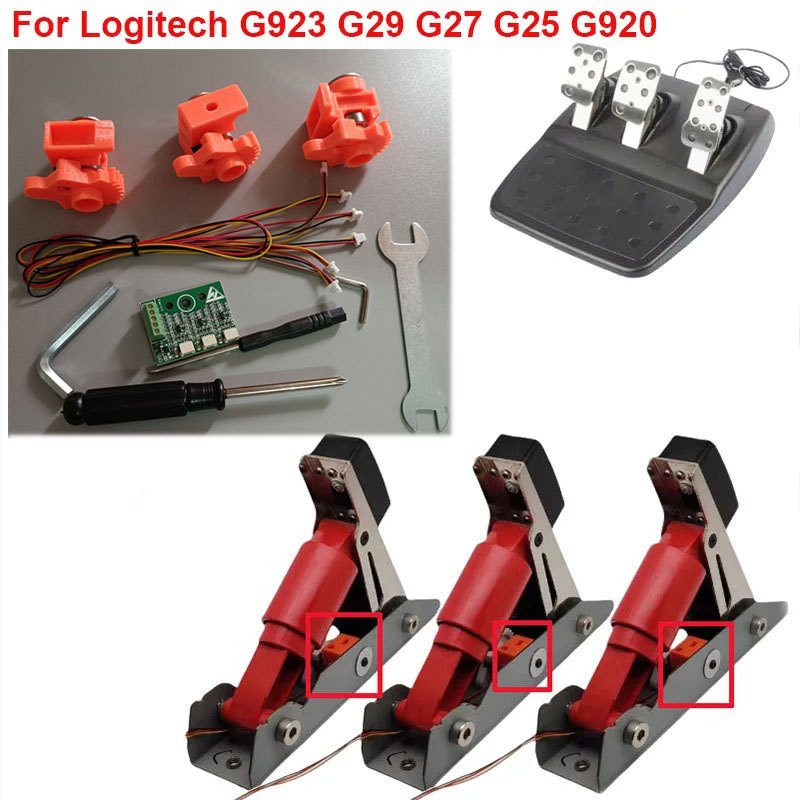 Simulated Racing Game Pedal Modification Hall Sensor For Logitech G923 G29 G27 G25 Three Pedal