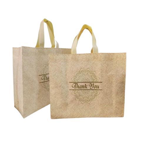Tas Kado Landscape Laminasi Jumbo / Tas Kado Jumbo Lebar Samping 40X35X12 Terpercaya