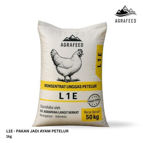 Pakan Ayam Petelur Agrafeed L1E 1kg Pakan Ayam Layer Kualitas Premium