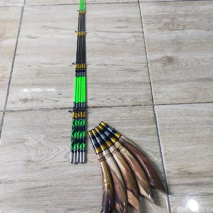 Joran Timbang Sonokeling Set 5 Joran Cabut Pahul Set 5