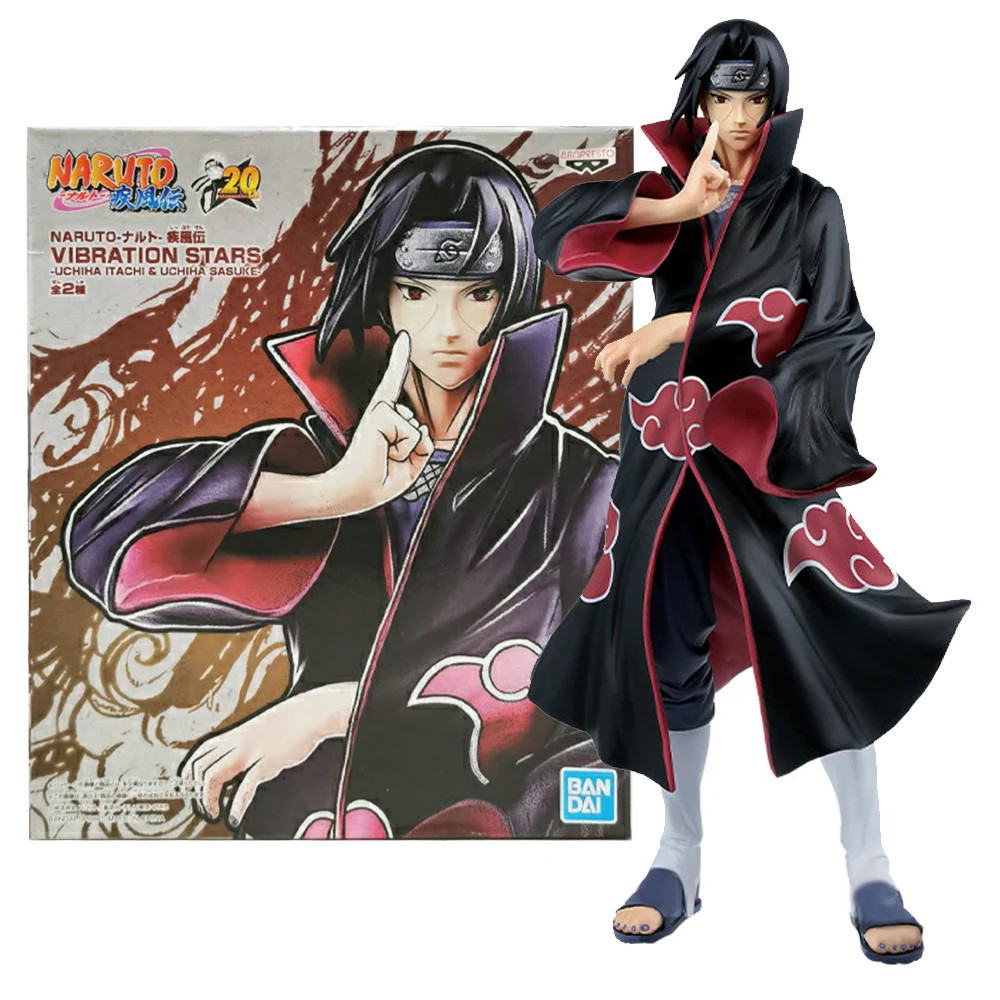 Hot Anime Naruto Shippuuden Uchiha Itachi Akatsuki Organization GK Dress Up Model Toy Gift