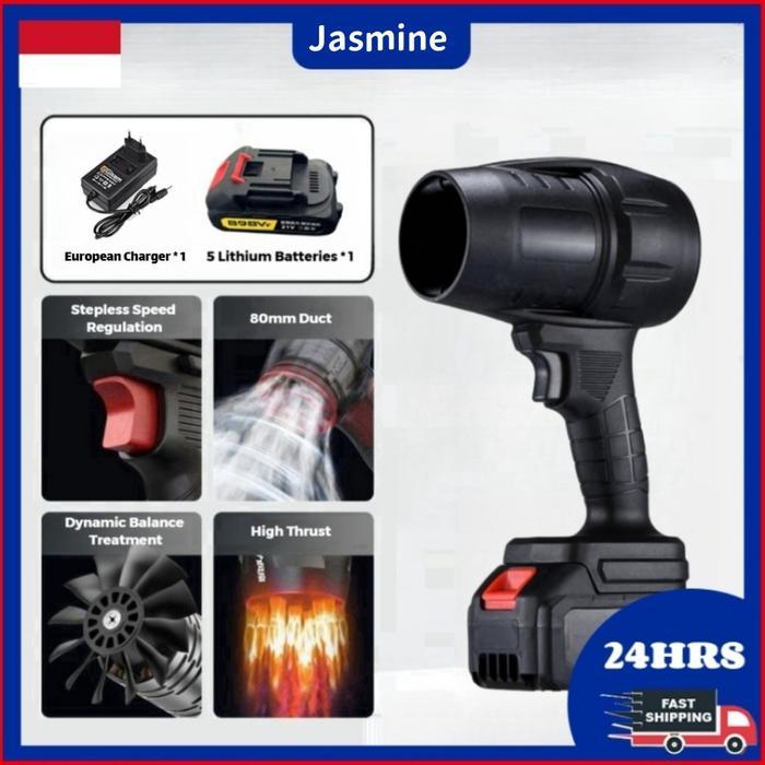 Mesin Blower Mini Portable Cordless Brushless Jet Fan Turbo Blower Angin
