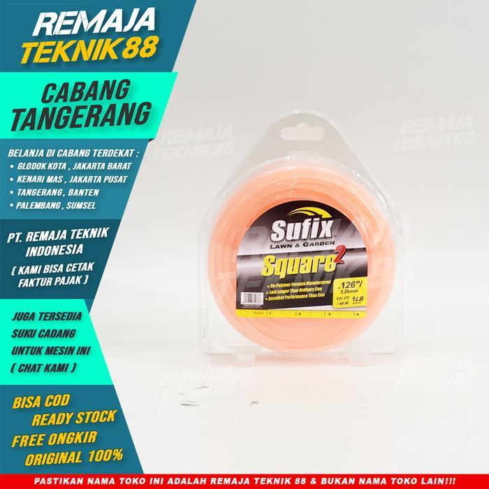 TALI SENAR POTONG RUMPUT / SUFIX 1 LB / 1LB / PANJANG 40 - 83 METER *