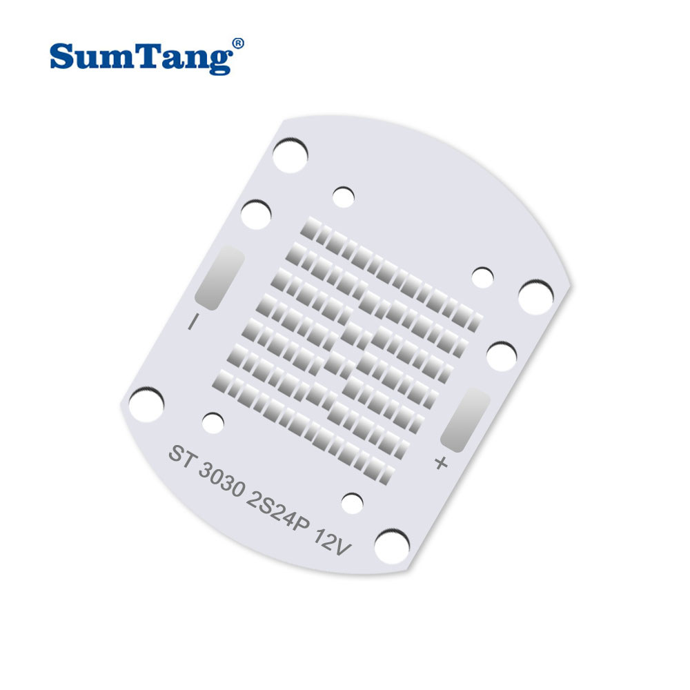 Sumtang PCB for SMD 3030 LED Bare Board 50W 12V 30V 42V for Flood Light Street Light Solar Panel