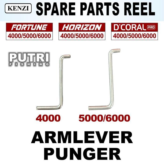 SPAREPART REEL KENZI FORTUNE HORIZON D’CORAL PRO 4000 5000 6000 - Part Reel 3. Armlever Punger Ukura
