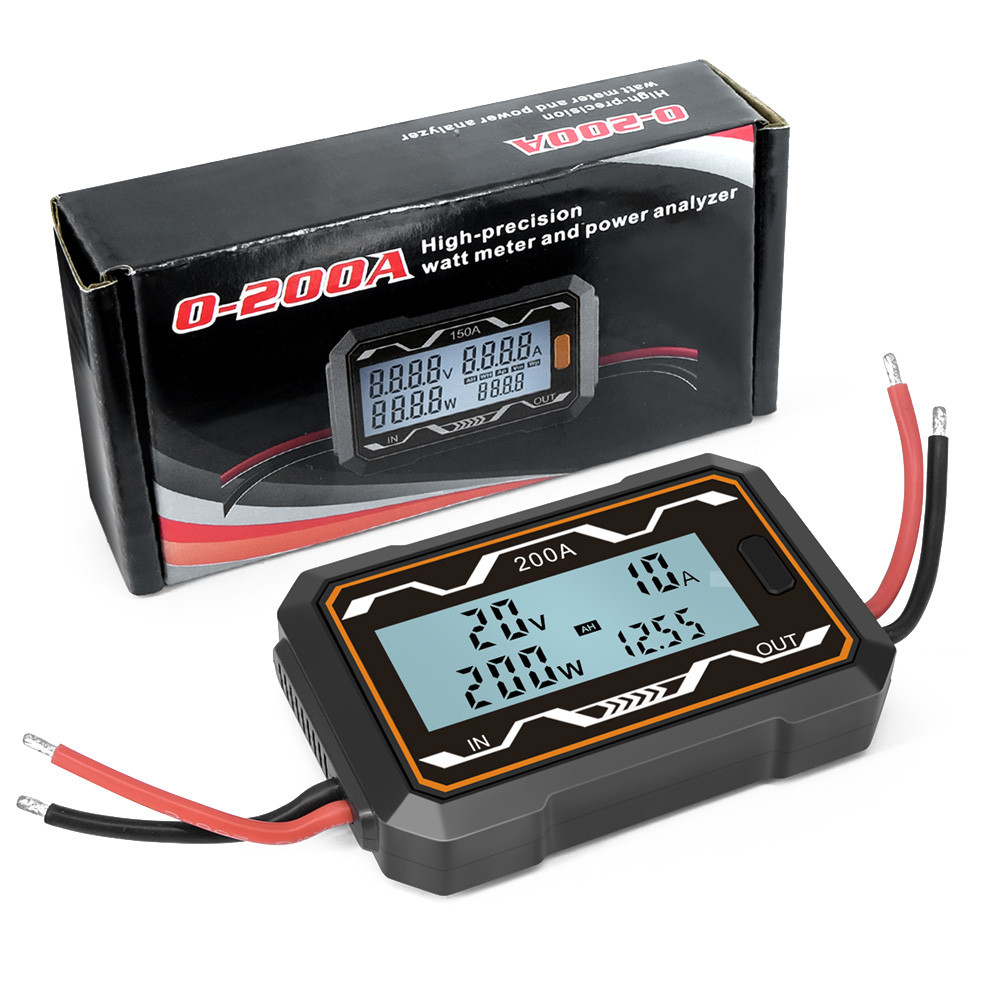 High Precision 100A 150A 200A Current Power Analyzer RC Watt Meter