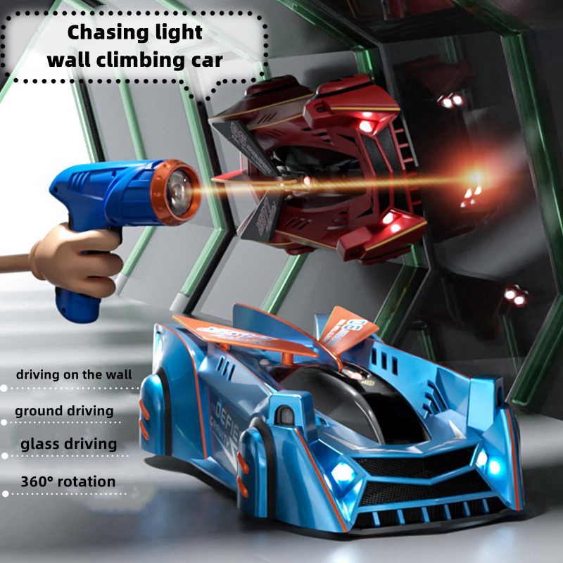 RC Car Stunt Infrared Laser Tracking Wall Ceiling Climbing Follow