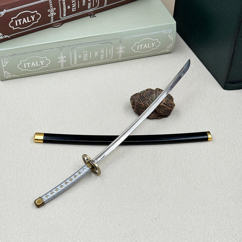 26cm Shinso Gin Ichimaru Metal Model Katana Anime Peripherals