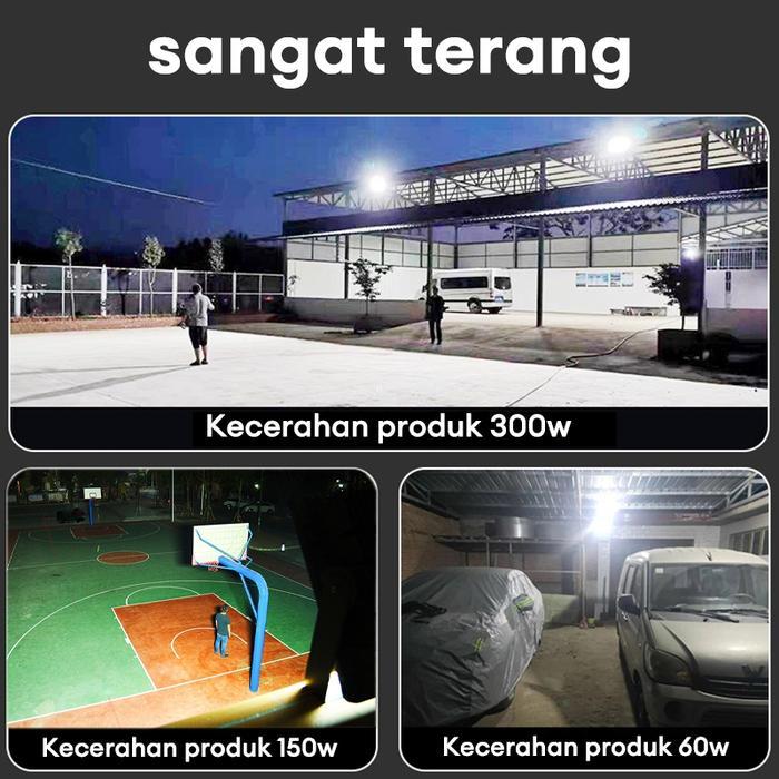 Lampu Tenaga Matahari 100O Watt 1000 Wlampu Tembak Tenaga Surya Solar Panel 1000Watt Garansi Solar