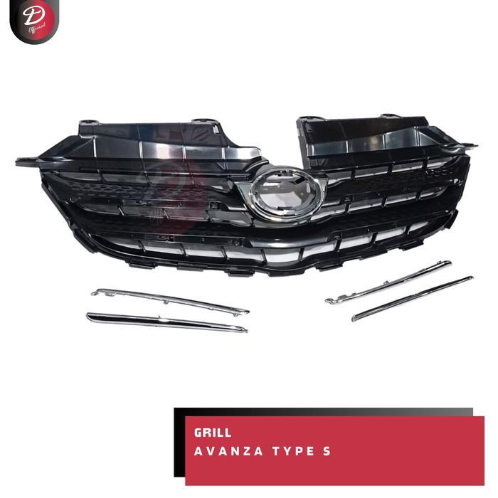 GRILL RAMBANG DEPAN TOYOTA AVANZA TYPE S 2007 2008 2009 2010 2011 BARU