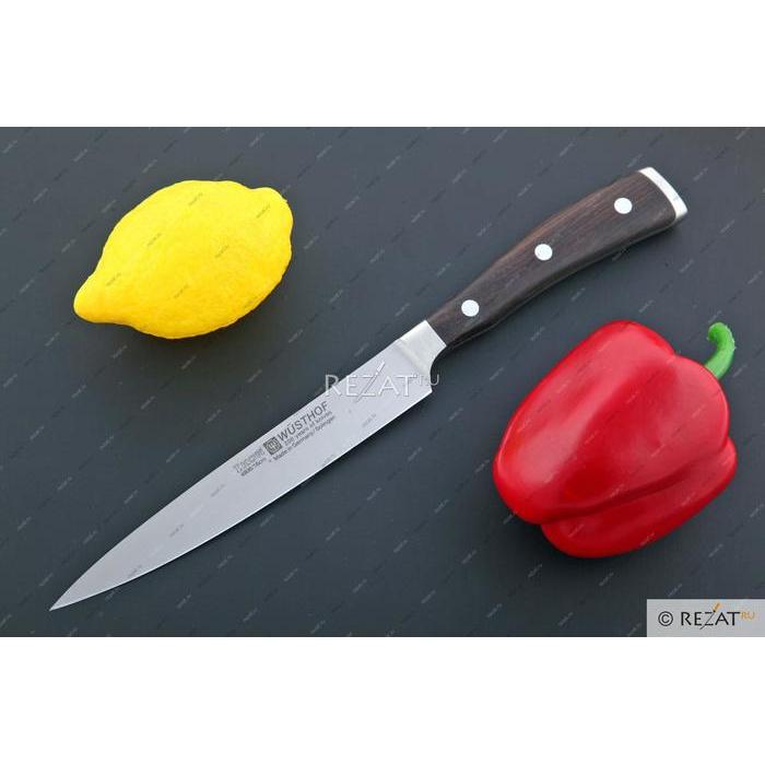 WUSTHOF IKON UTILITY KNIFE 4906 / 16CM PISAU SOLINGEN GERMANY TAJAM