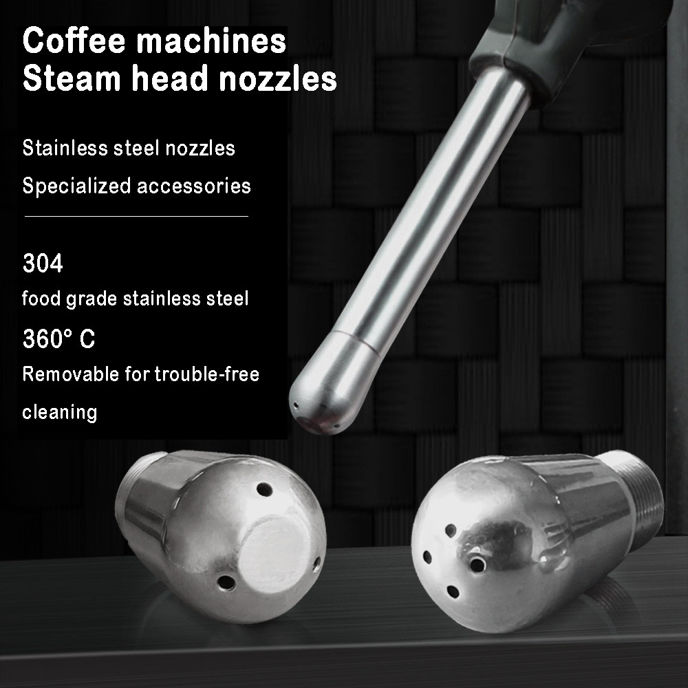 Coffee machine steam nozzle Yumoto steam head nozzle stainless steel three-hole / four-hole coffee s