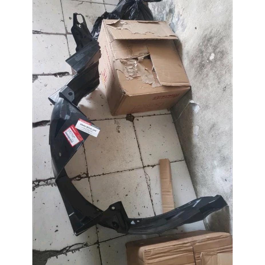 INNER LINER FENDER - COVER PLASTIK SPAKBOR ATAS BAN BUMPER BEMPER DEPAN HONDA JAZZ GE8 TIPE S