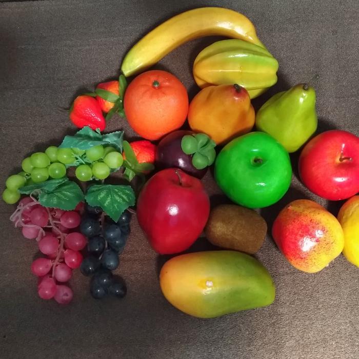 buah hias/hiasan buah/buah palsu/buah pajangan/buah artificial