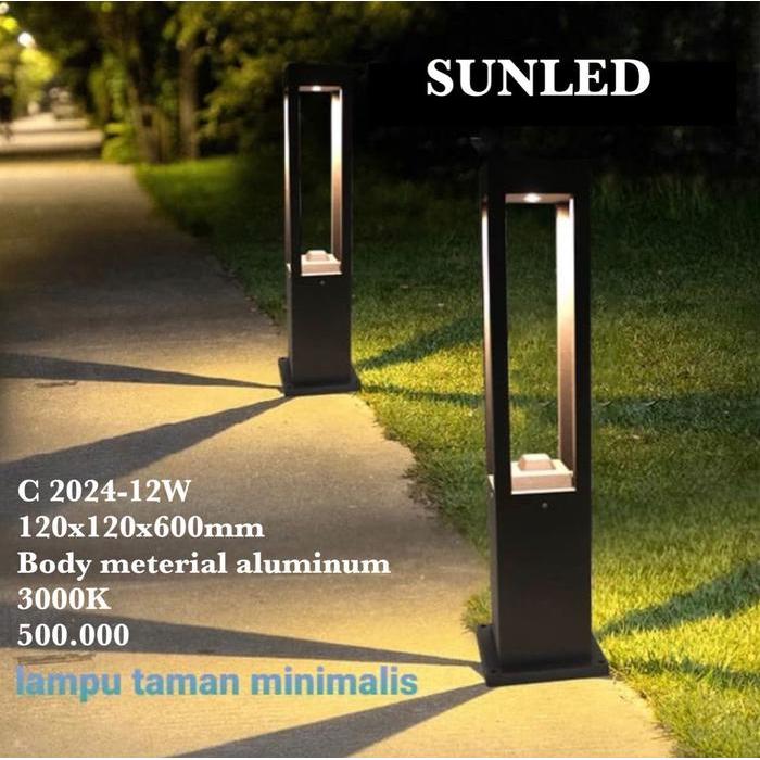 Cuci Gudang Sunled Lampu Taman Minimalis