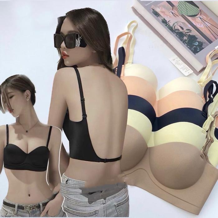 2566 SISTERHOOD (TANPA KAWAT, BUSA TEBAL) Bra Bkk BackLess Lowback